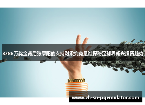 3788万奖金背后张康阳的支持对象究竟是谁探秘足球界新兴投资趋势