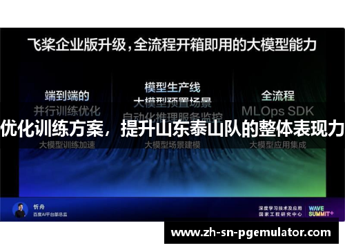 优化训练方案，提升山东泰山队的整体表现力