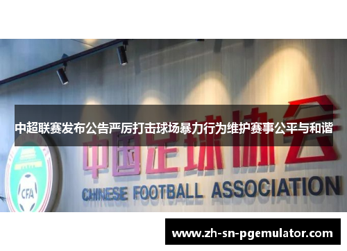 中超联赛发布公告严厉打击球场暴力行为维护赛事公平与和谐